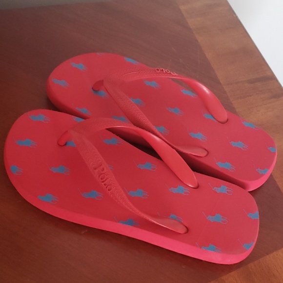 boys ralph lauren flip flops